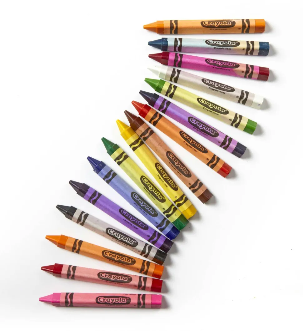Crayola Classpack Triangular Crayons, Regular Size, 0.5" x 4", 16 Assorted Colors, 256/Carton