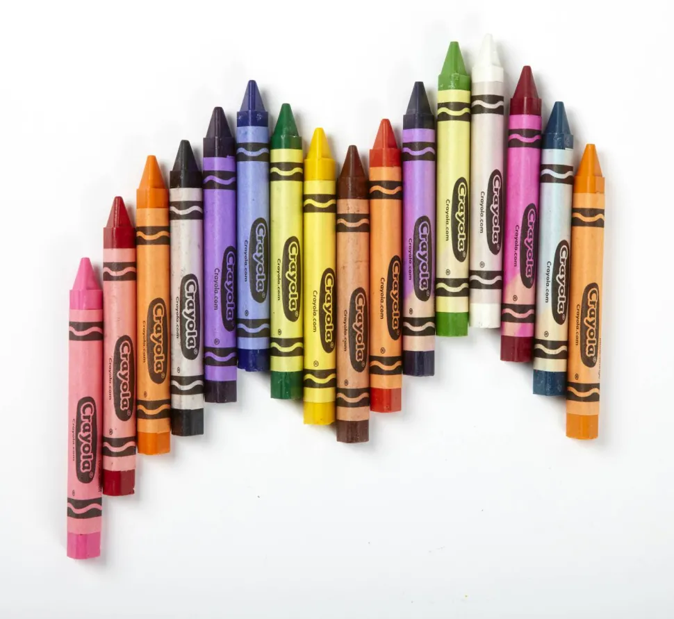 Crayola Classpack Triangular Crayons, Regular Size, 0.5" x 4", 16 Assorted Colors, 256/Carton