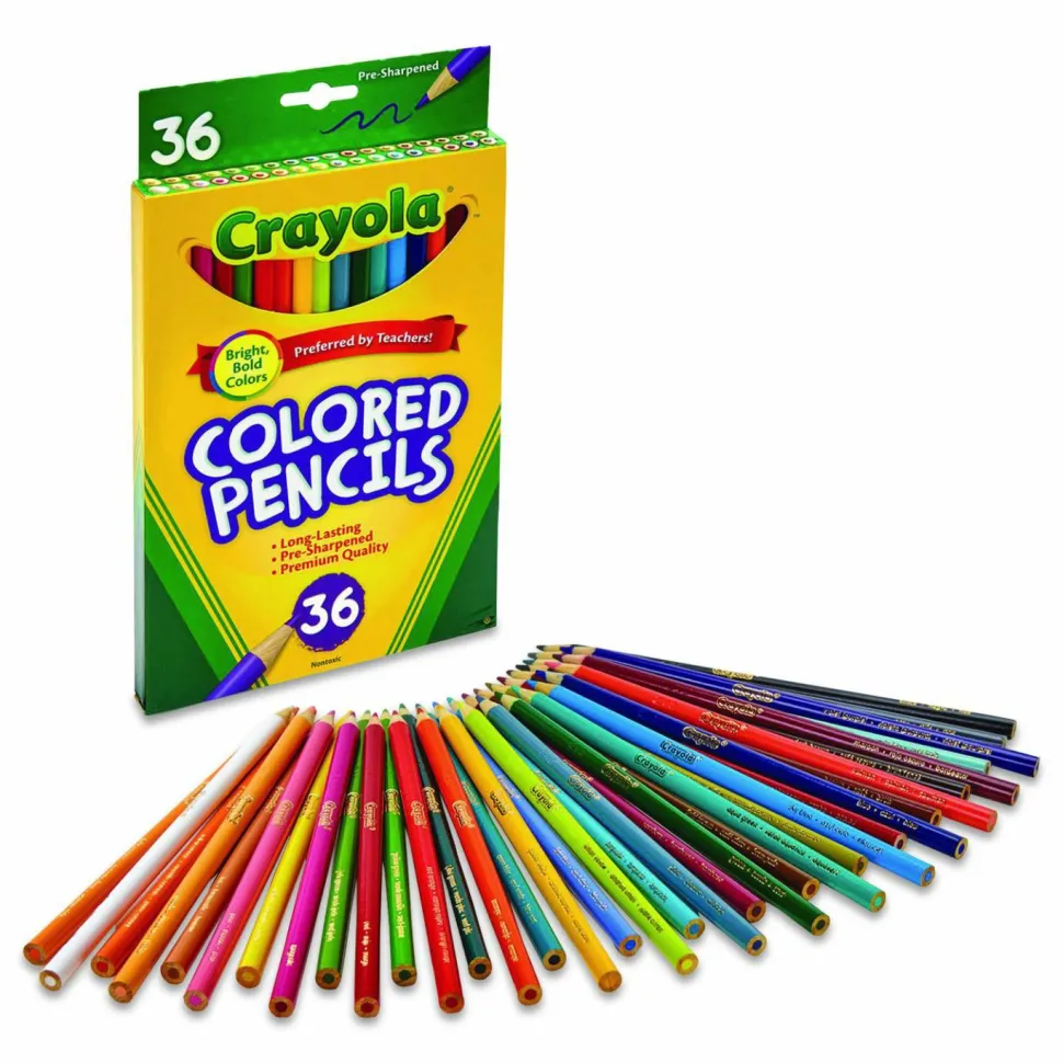 Crayola Colored Pencils, Set Of 36 Colors