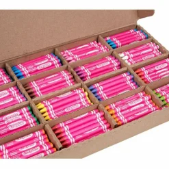 Crayola Construction Paper Crayons, Assorted Colors, Box Of 400