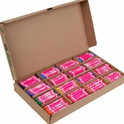 Crayola Construction Paper Crayons, Assorted Colors, Box Of 400
