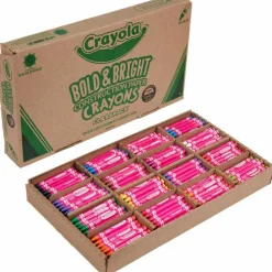 Crayola Construction Paper Crayons, Assorted Colors, Box Of 400