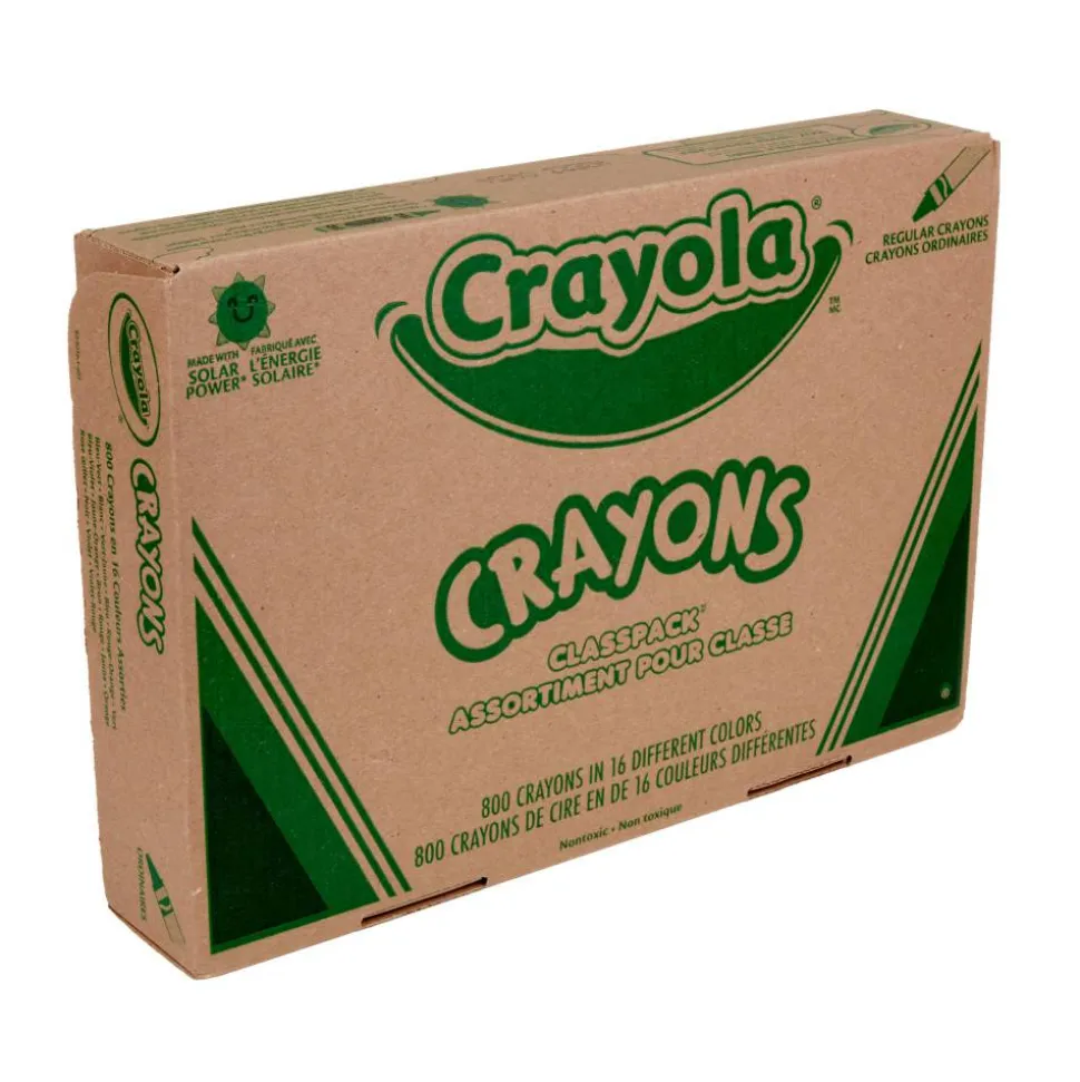 Crayola Crayon Classpack, 800 Count, 16 Colors