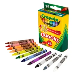 Crayola Crayons, Assorted Colors, Pack Of 24 Crayons