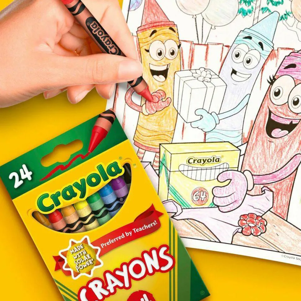 Crayola Crayons, Assorted Colors, Pack Of 24 Crayons
