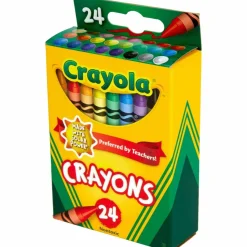 Crayola Crayons, Assorted Colors, Pack Of 24 Crayons