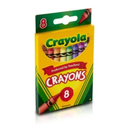 Crayola Crayons, Assorted Colors, Box Of 8 Crayons