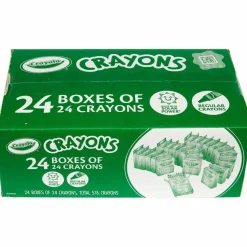 Crayola Crayons Bulk, 24 Crayons Per Pack, 24 Packs - 52-3036
