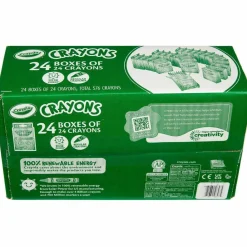 Crayola Crayons Bulk, 24 Crayons Per Pack, 24 Packs - 52-3036