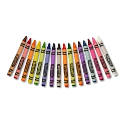 Crayola Crayons, Peg Box, Assorted Colors, Box Of 16 Crayons