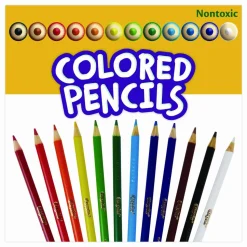 Crayola 12ct Colored Pencils, Back to School Supplies, Classroom Must Haves