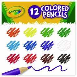 Crayola 12ct Colored Pencils, Back to School Supplies, Classroom Must Haves