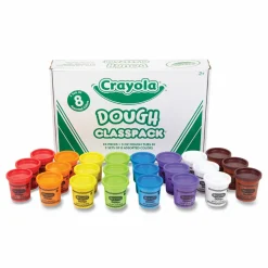 Crayola Dough Classpack, 3 oz, 8 Assorted Colors with 81 Modeling Tools