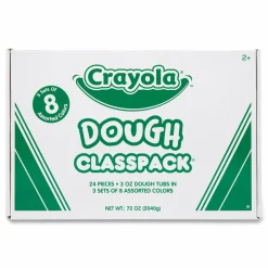 Crayola Dough Classpack, 3 oz, 8 Assorted Colors with 81 Modeling Tools