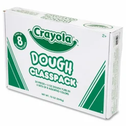 Crayola Dough Classpack, 3 oz, 8 Assorted Colors with 81 Modeling Tools