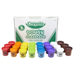 Crayola Modeling Dough, 3 Oz, Assorted Colors, Pack Of 24 Tubs
