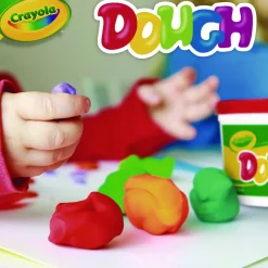 Crayola Modeling Dough Bucket, 3 lbs, Assorted Colors, 6 Buckets/Set