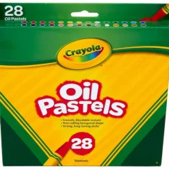 Crayola Oil Pastels, Assorted Colors, Set Of 28 Pastels