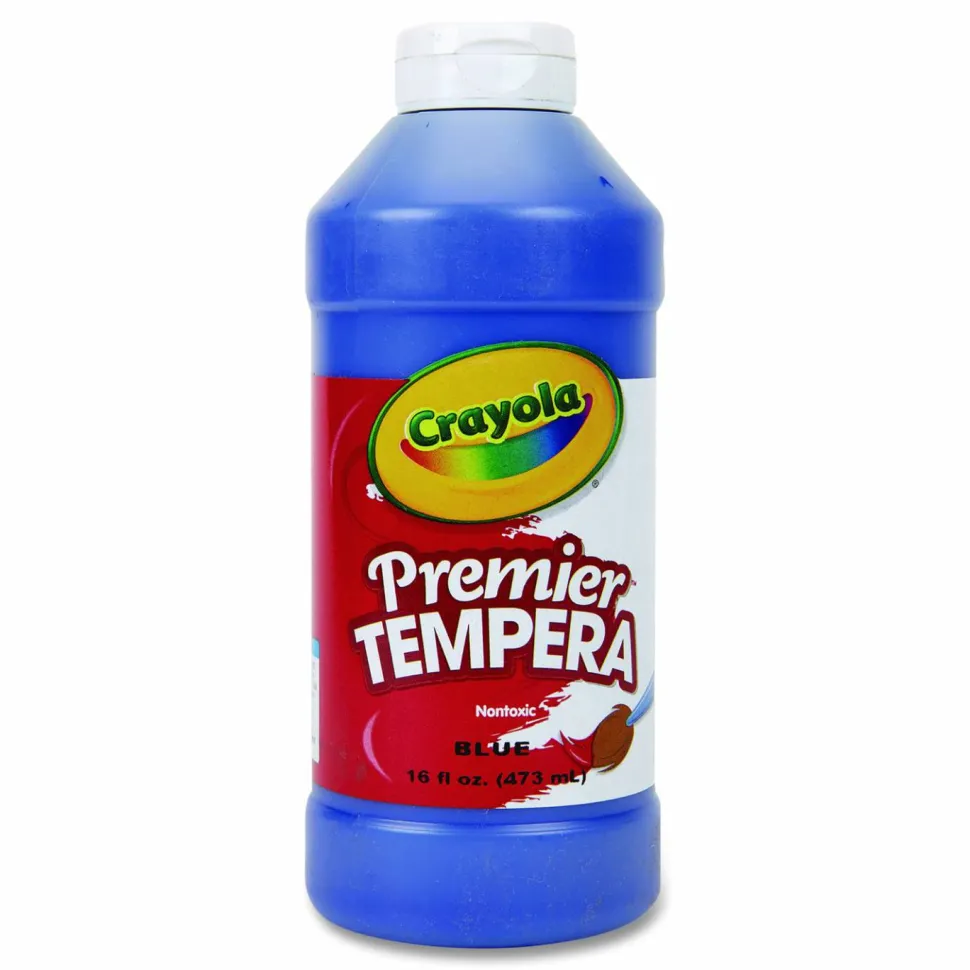 Crayola Premier Tempera Paint, 16 Oz, Blue