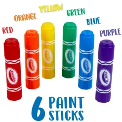 Crayola Project Quick-Dry Paint Sticks