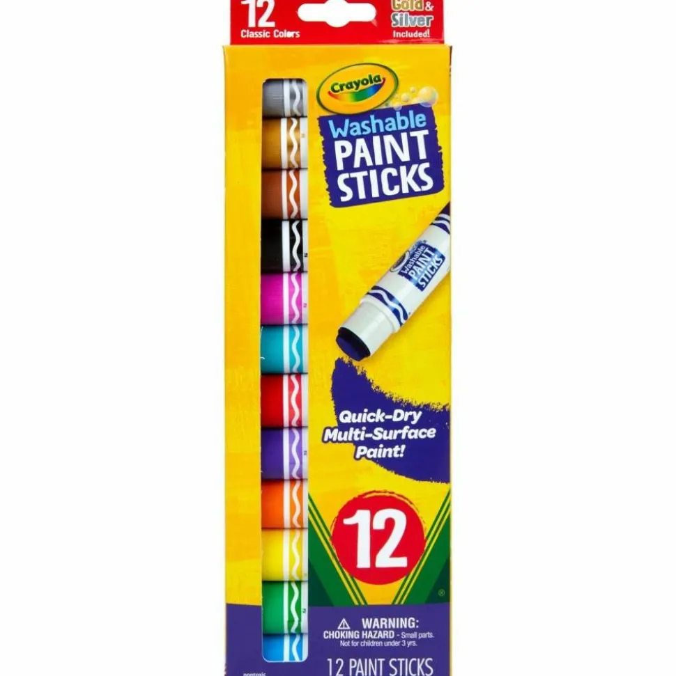 Crayola Project Quick-Dry Paint Sticks