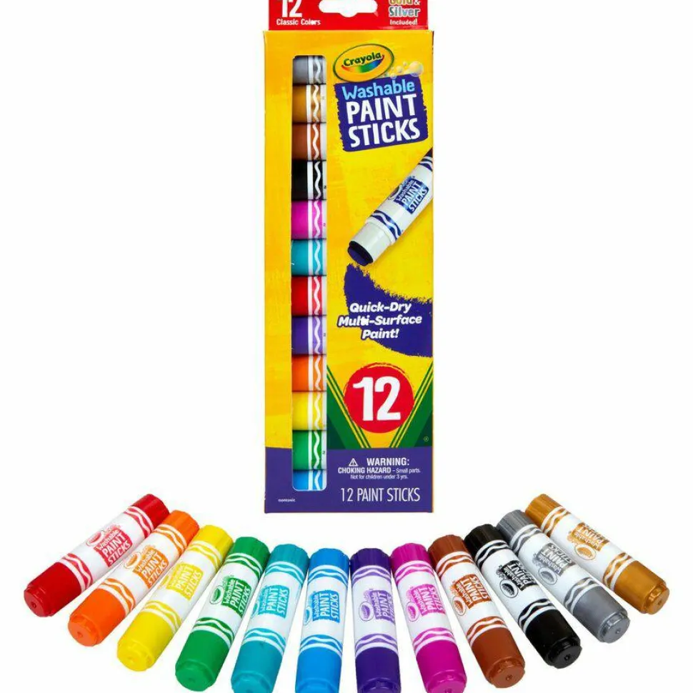Crayola Project Quick-Dry Paint Sticks