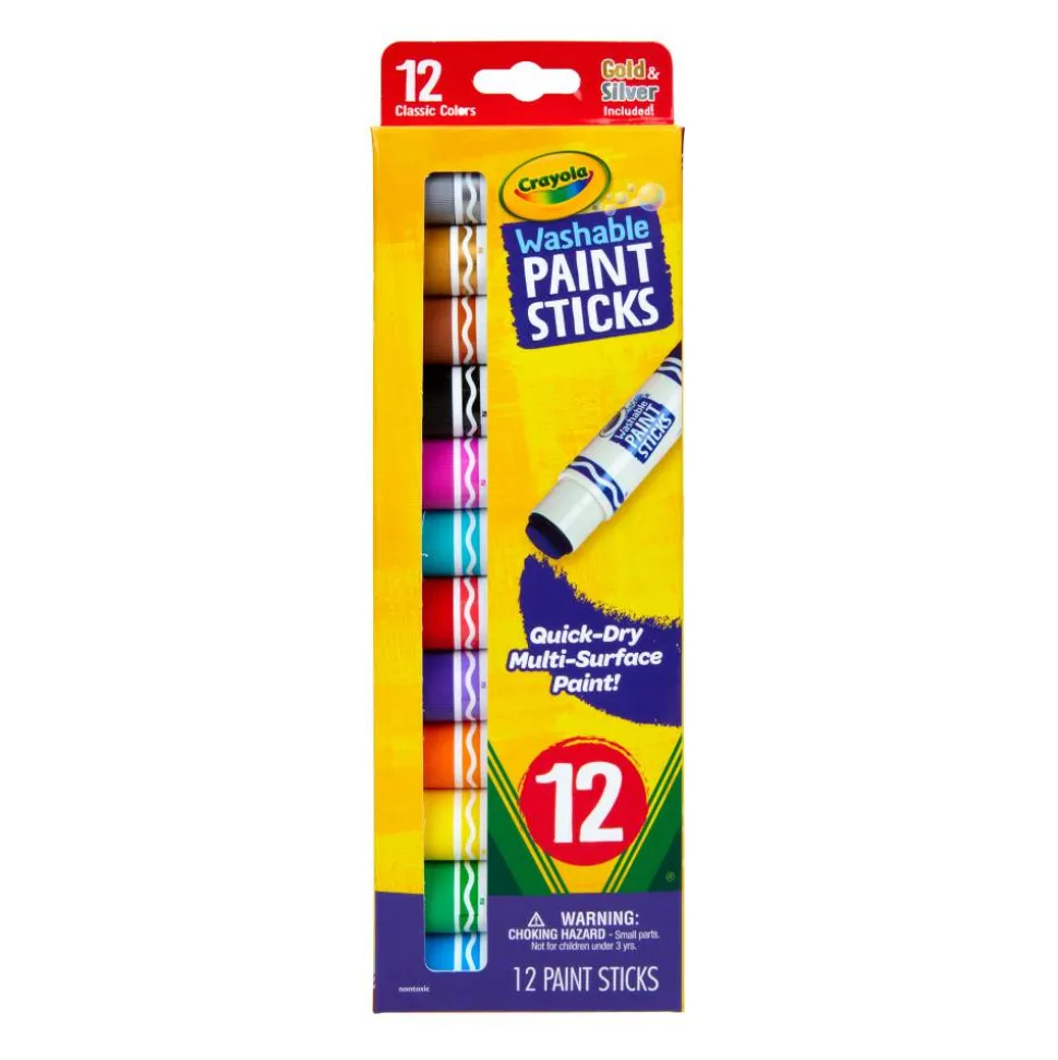 Crayola Project Quick-Dry Paint Sticks