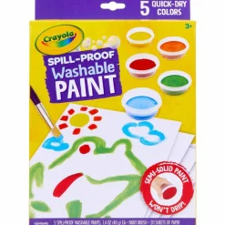 Crayola Spill Proof Washable Paint Set