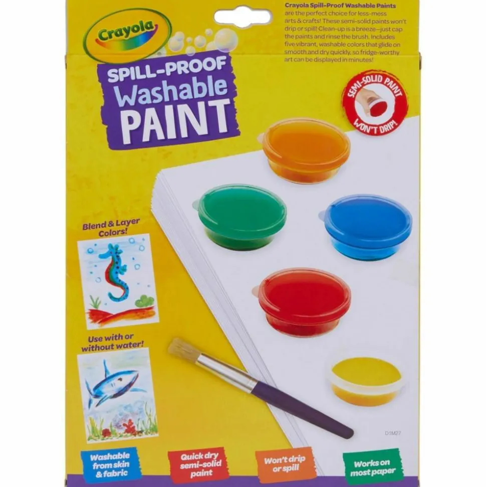 Crayola Spill Proof Washable Paint Set
