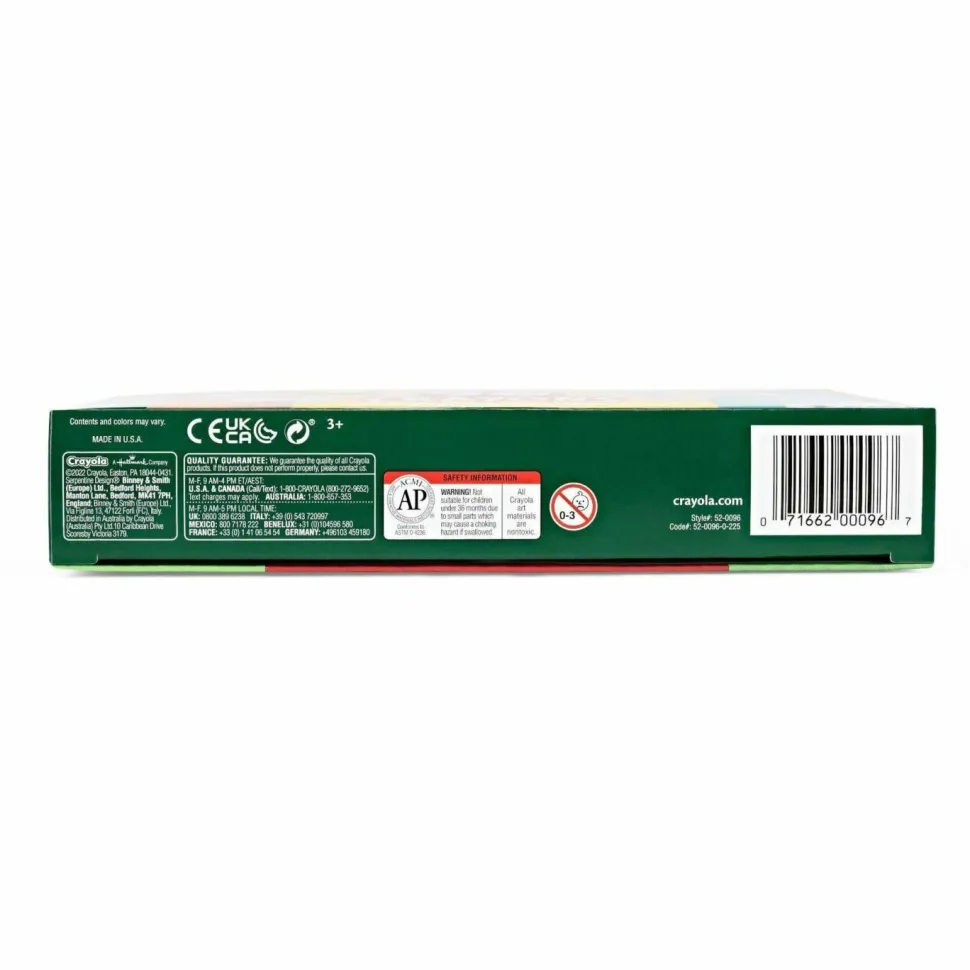 Crayola Standard Crayons With Built-In Sharpener, Assorted Colors, Big Box Of 96 Crayons