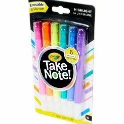 Crayola Take Note Erasable Highlighters