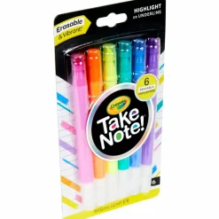 Crayola Take Note Erasable Highlighters