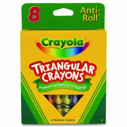 Crayola Triangular Crayons, Box Of 8