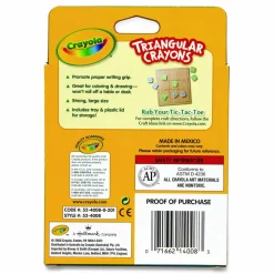 Crayola Triangular Crayons, Box Of 8