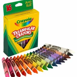 Crayola Triangular Crayons, Box of 16