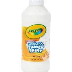 Crayola Washable Finger Paint, 16 Oz., White