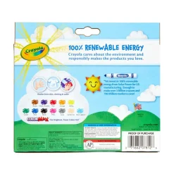 Crayola Washable Markers, Broad Line, Assorted Classic Colors, Box Of 12
