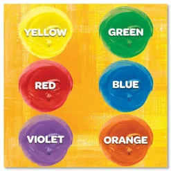 Crayola Washable Paint, 2 Oz, Pack Of 6