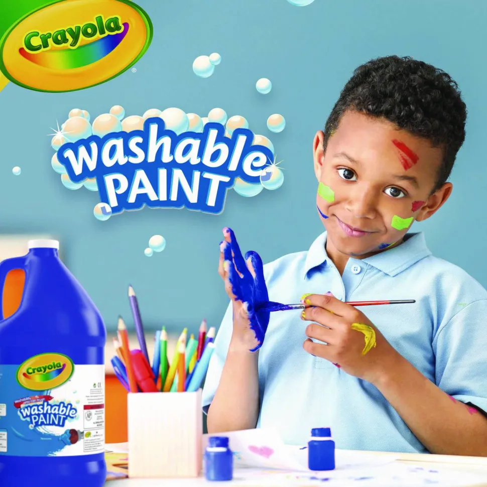 Crayola Washable Paint, Blue, Gallon