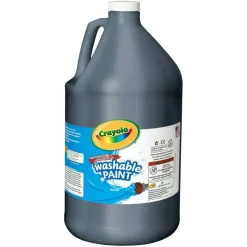 Crayola Washable Paint, Black, Gallon