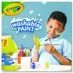 Crayola Washable Paint, Yellow, Gallon