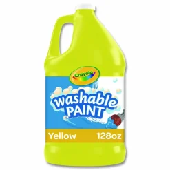 Crayola Washable Paint, Yellow, Gallon