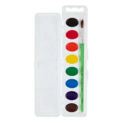Crayola Washable Watercolor Set With Brush, Assorted Colors