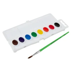 Crayola Washable Watercolor Set With Brush, Assorted Colors