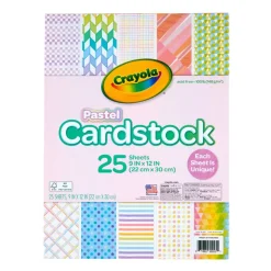 Crayola Pastel Cardstock