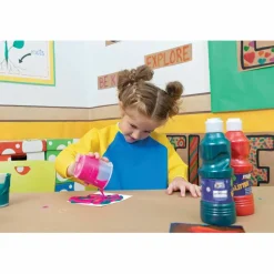 Creativity Street No-Spill Round Paint Cups With Colored Lids