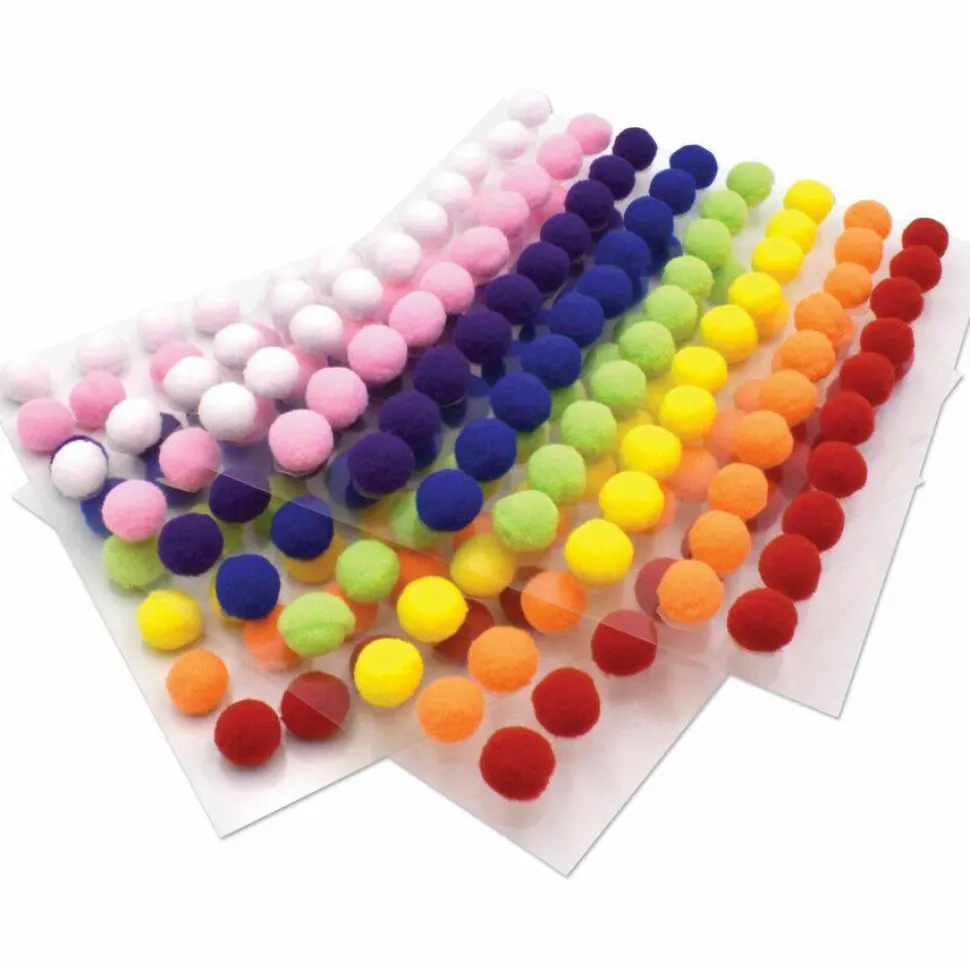 Creativity Street Peel-n-Stick Pom Pons