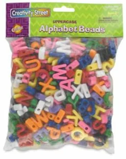 Creativity Street Upper Case Letter Beads