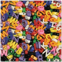 Creativity Street Upper Case Letter Beads