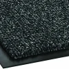 Crown Cross-Over Wiper/Scraper Mat, Rectangular, Gray Carpeted Surface, 48" x 72"